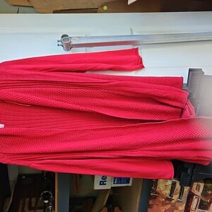 89th & Madison Vibrant Red Knit Sweater